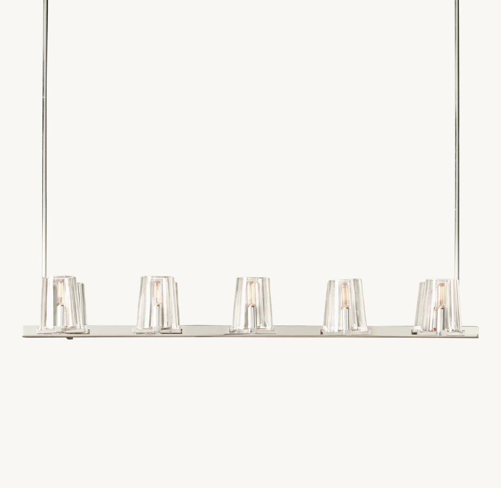 49 Inch Hurricane Candle Linear Chandelier - Pauillac
