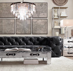 32 Inch Crystal Prism Tiered Chandelier - Odeon