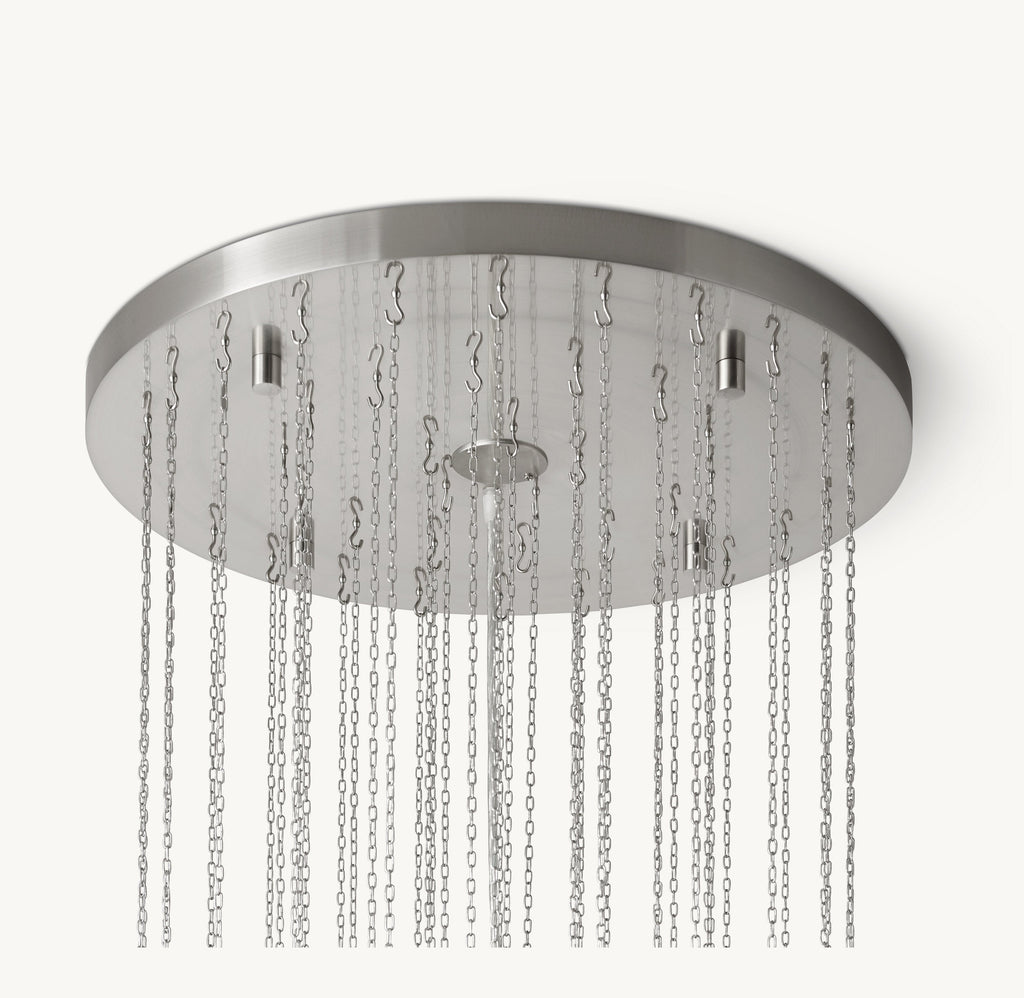 24 Inch Tronchi Murano Glass Tiered Chandelier - Serenella
