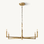 36 Inch Forged Candlestick Chandelier - Thaddeus