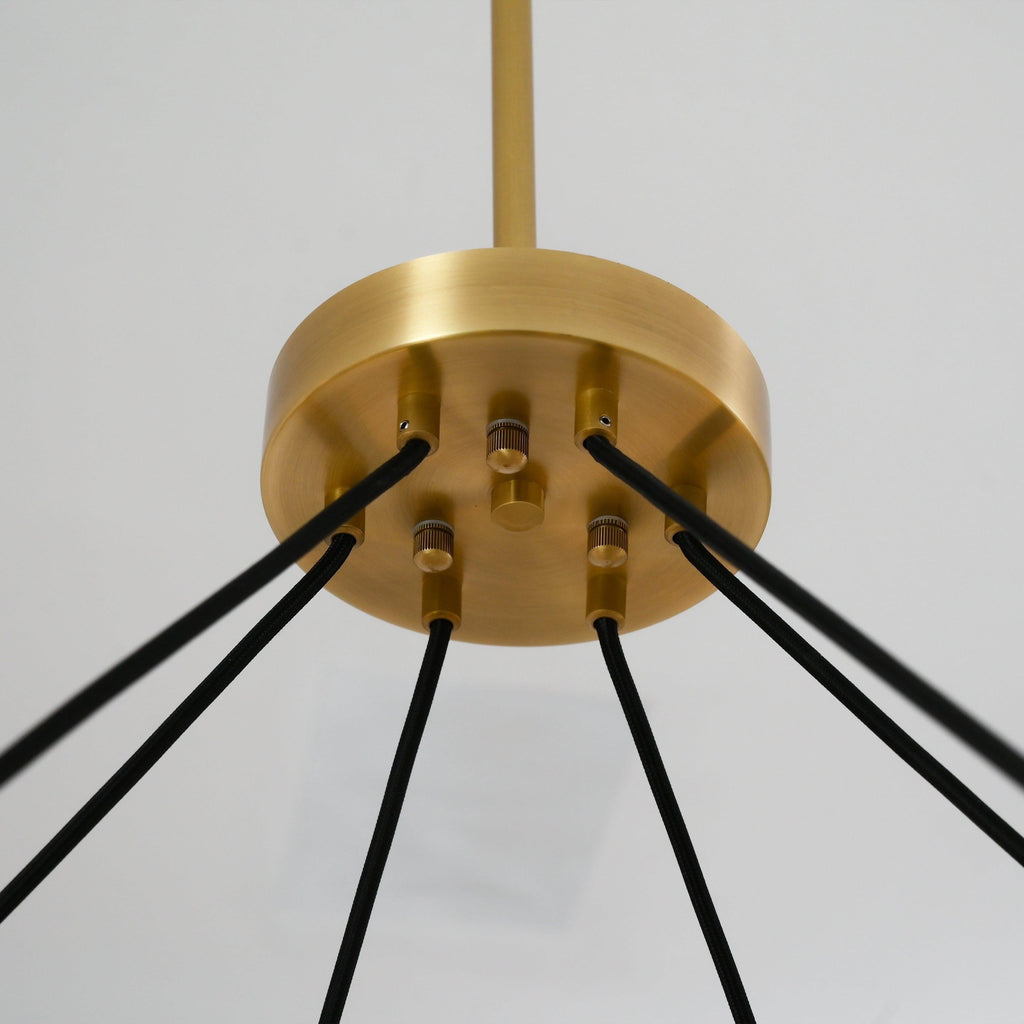 36 Inch Hurricane Candle Ring Chandelier - Pauillac