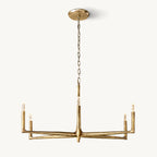 48 Inch Forged Candlestick Chandelier - Thaddeus