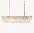 59 Inch Crystal Prism Rectangular Chandelier - Odeon