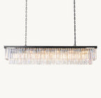 72 Inch Crystal Prism Rectangular Chandelier - Odeon