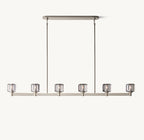 72 Inch Crystal Linear Candle Chandelier - Demaret