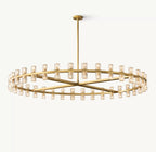 60 Inch Hexagonal Crystal Round Chandelier – Arcachon
