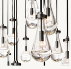 72 Inch Raindrop Linear Chandelier – Ava