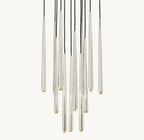 24 Inch Pin Cascading Round Chandelier - Aquitaine