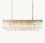 49 Inch Crystal Prism Rectangular Chandelier - Odeon