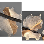 20 Inch Leaf Ring Chandelier - Flora