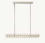 54 Inch Hexagonal Crystal Linear Chandelier – Arcachon