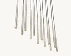 60 Inch Pin Linear Chandelier - Aquitaine