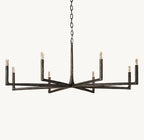 60 Inch Forged Candlestick Chandelier - Thaddeus