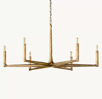 48 Inch Forged Candlestick Chandelier - Thaddeus