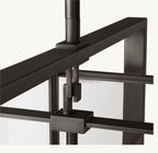 54 Inch Glass Rectangular Chandelier - Beckman