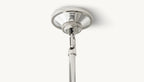 7 Inch Clear Glass Long Cylinder Pendant Light - Machinist