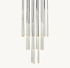 30 Inch Pin Cascading Round Chandelier - Aquitaine