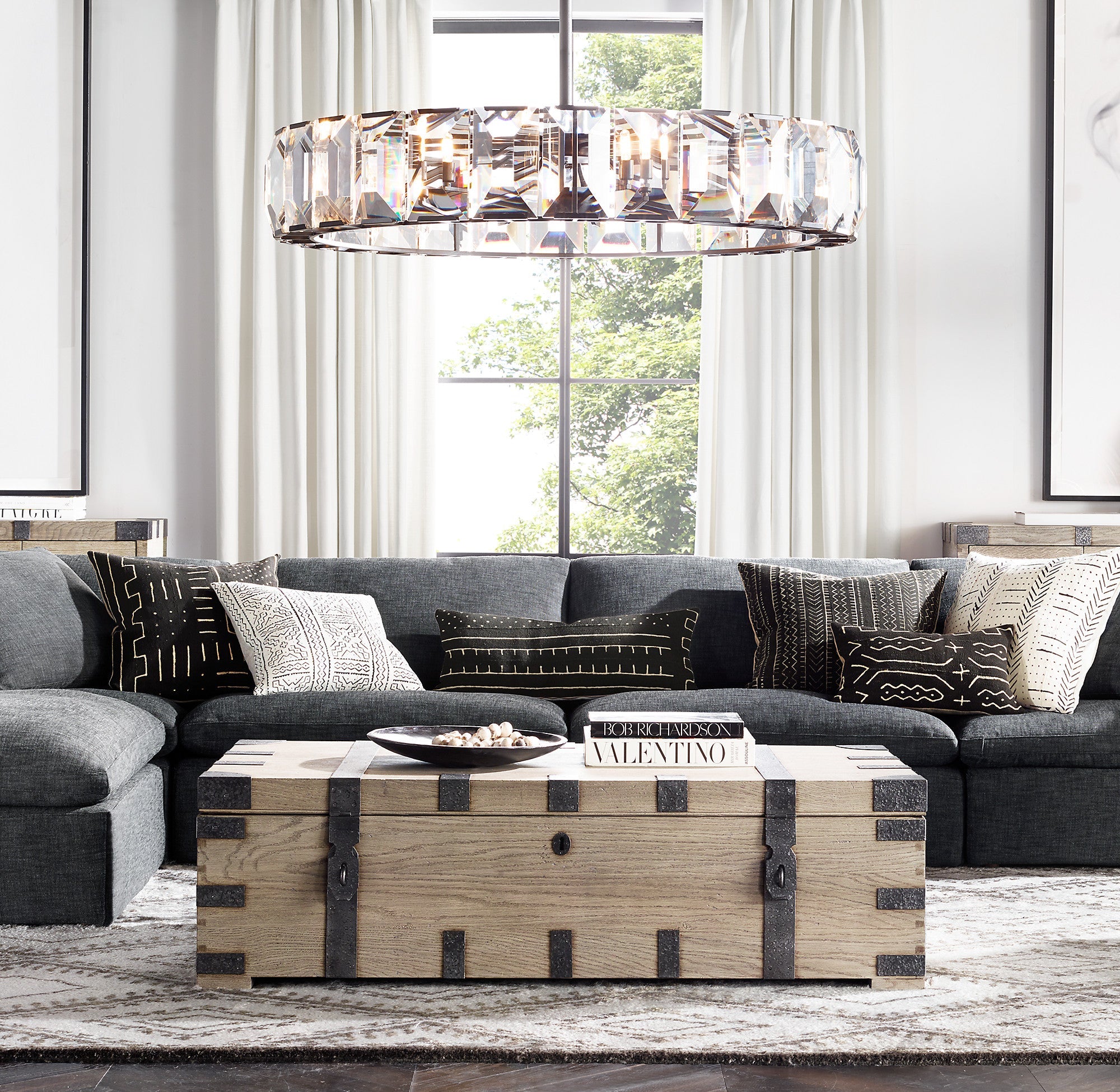 60 Inch Crystal Round Chandelier  – Harlow
