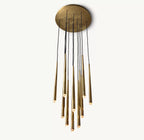 24 Inch Pin Cascading Round Chandelier - Aquitaine