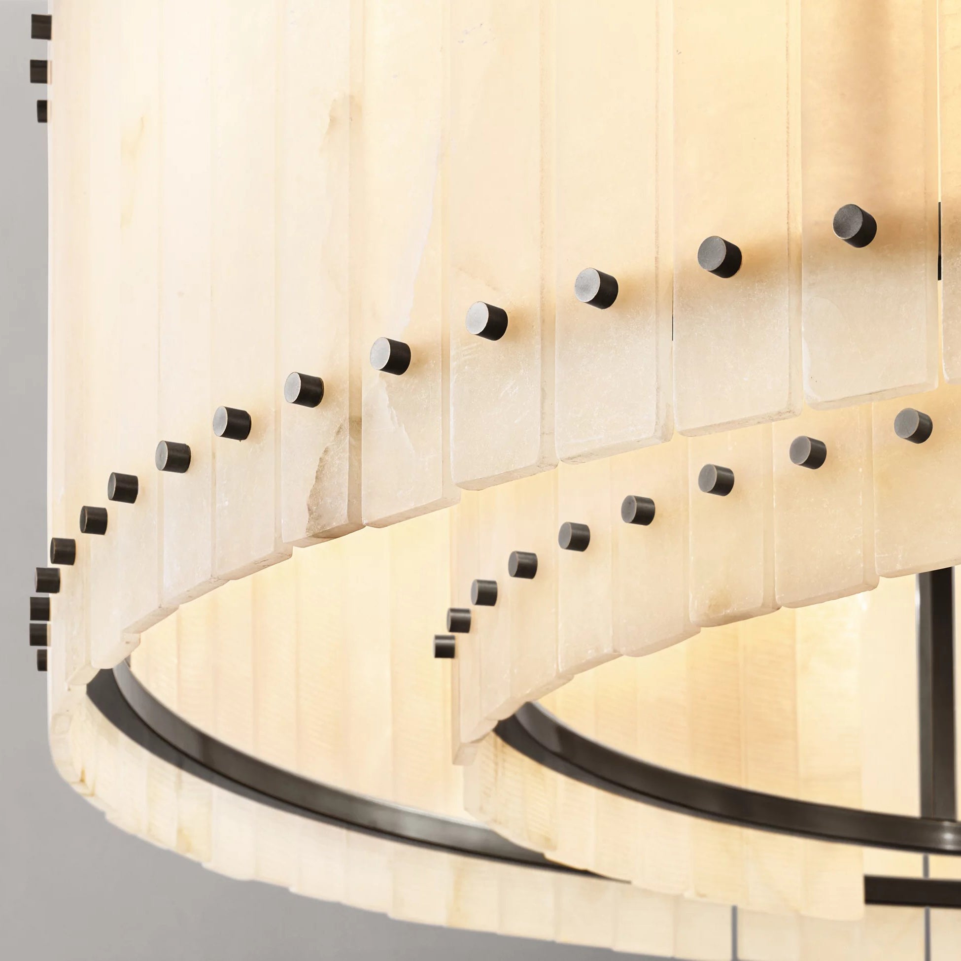 60 Inch Alabaster Round Chandelier - San Marco