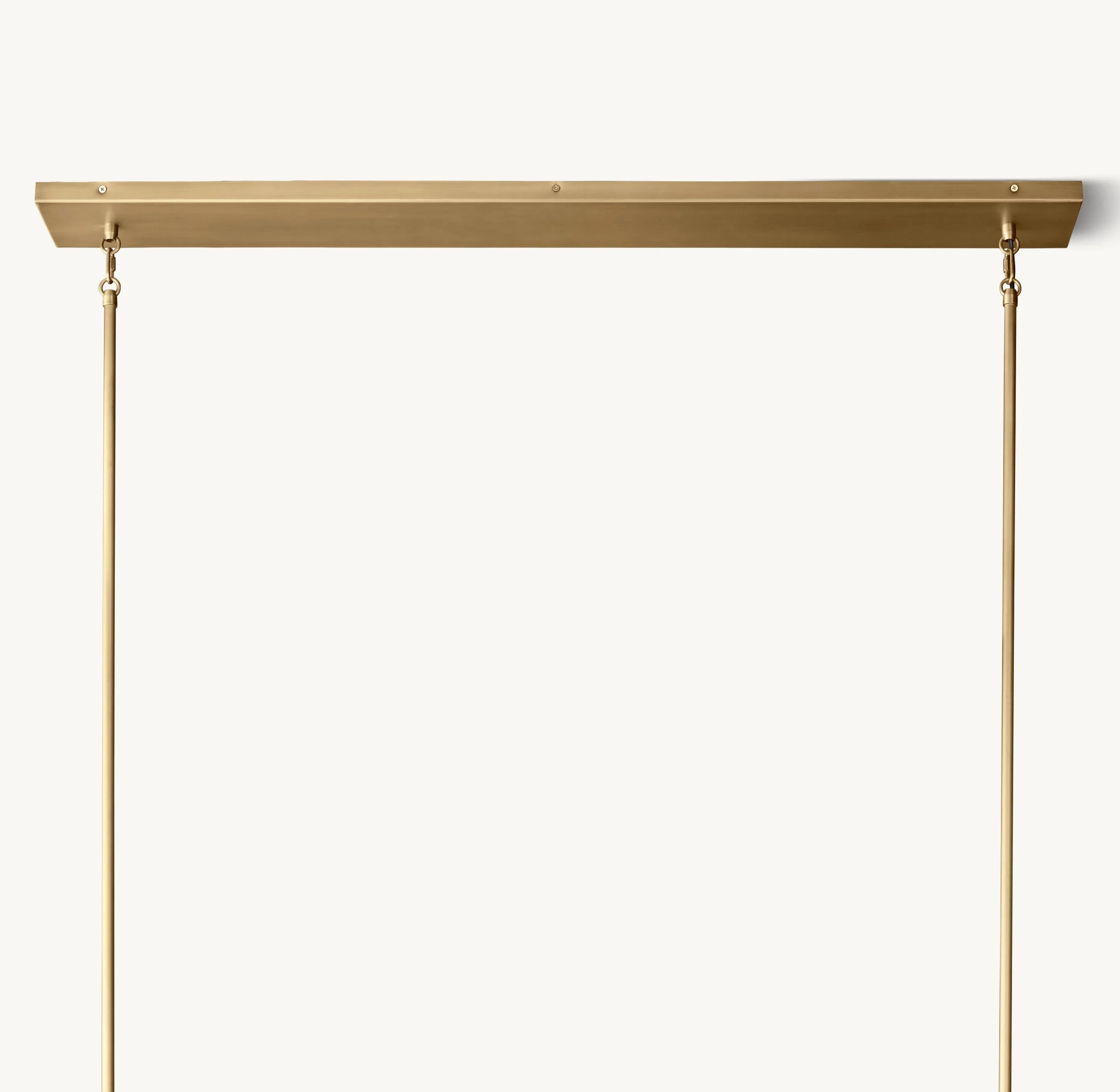 54 Inch Candle Linear Chandelier - Fontanelle