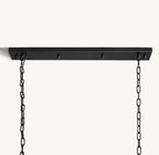 49 Inch Crystal Prism Rectangular Chandelier - Rhys