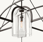 61 Inch Bell Glass Chandelier - Fulcrum