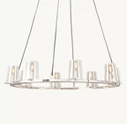36 Inch Hurricane Candle Ring Chandelier - Pauillac
