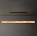 80 Inch Lisse Linear Alabaster Chandelier - Rivage