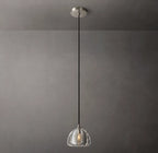 7 Inch Crystal Pendant Light - Hemisphere