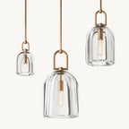 5 Inch Cloche Crystal Pendant Light - Botanist