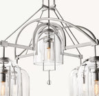 48 Inch Bell Glass Chandelier - Fulcrum