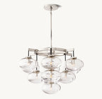 36 Inch Globe Glass Cluster Chandelier - Cabrette