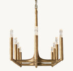 54 Inch Forged Candlestick Linear Chandelier - Thaddeus
