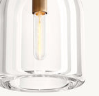 8 Inch Cloche Crystal Pendant Light - Botanist