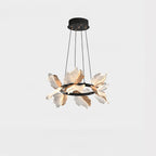 20 Inch Leaf Ring Chandelier - Flora