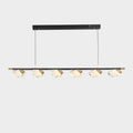 51 Inch Leaf Linear Chandelier - Flora