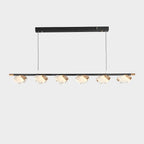 51 Inch Leaf Linear Chandelier - Flora