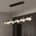 47 Inch Leaf Linear Chandelier - Flora