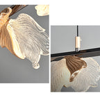 47 Inch Leaf Linear Chandelier - Flora