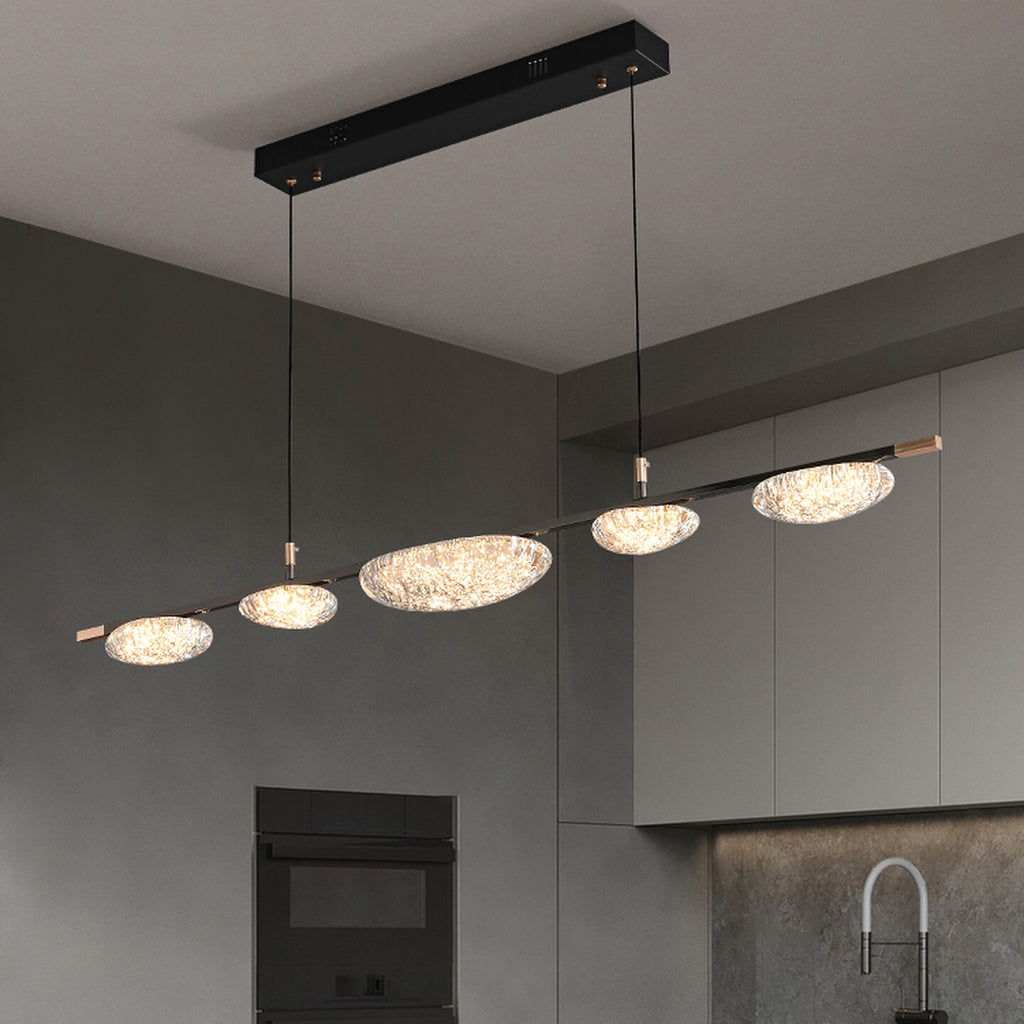 51 Inch irregular Linear Chandelier - Asteria