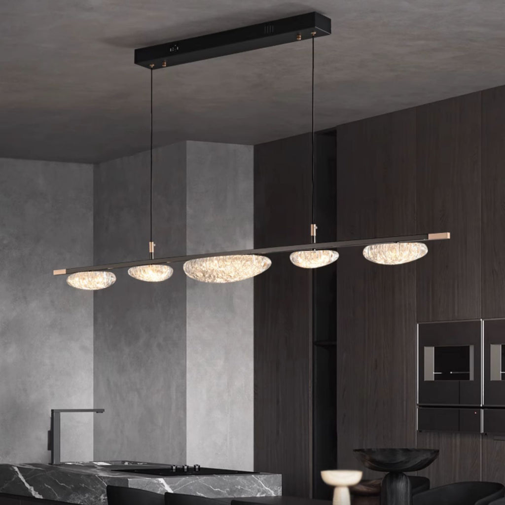 51 Inch irregular Linear Chandelier - Asteria