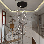 39 Inch Forty-One Globe Glass Pendant Chandelier- Nova