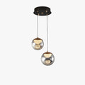 Two Globe Glass Pendant Light - Nova