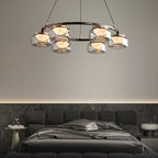 24 Inch Glass Round Chandelier - Celeste