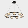 31 Inch Glass Round Chandelier - Celeste