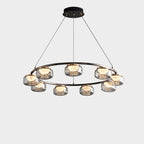 31 Inch Glass Round Chandelier - Celeste