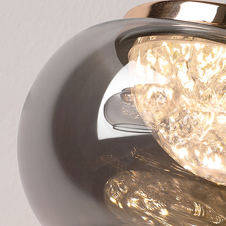 24 Inch Glass Round Chandelier - Celeste