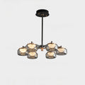 24 Inch Glass Arm Chandelier - Celeste