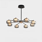 31 Inch Glass Arm Chandelier - Celeste